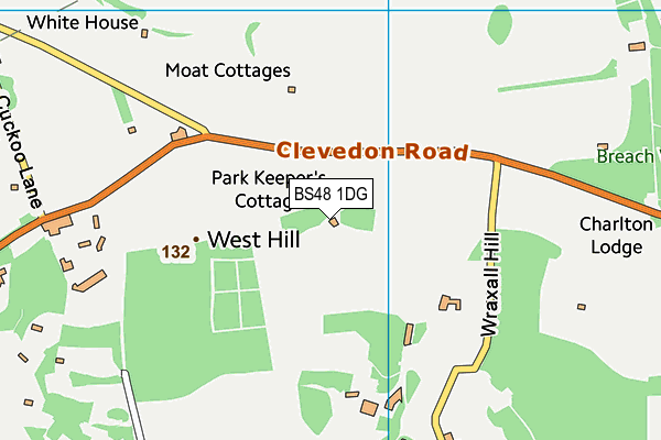 BS48 1DG map - OS VectorMap District (Ordnance Survey)