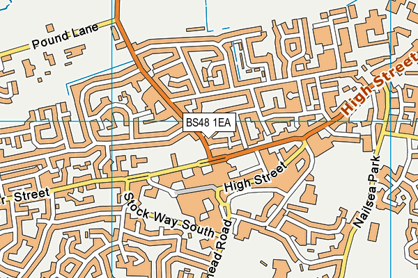 BS48 1EA map - OS VectorMap District (Ordnance Survey)