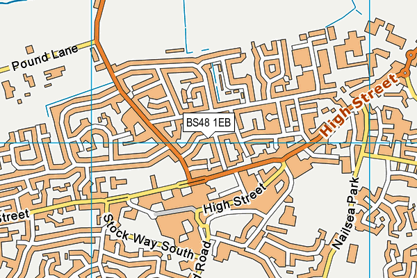BS48 1EB map - OS VectorMap District (Ordnance Survey)