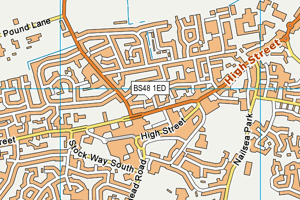 BS48 1ED map - OS VectorMap District (Ordnance Survey)