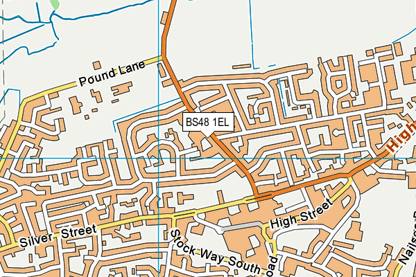BS48 1EL map - OS VectorMap District (Ordnance Survey)