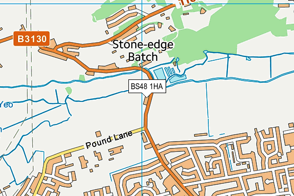 BS48 1HA map - OS VectorMap District (Ordnance Survey)