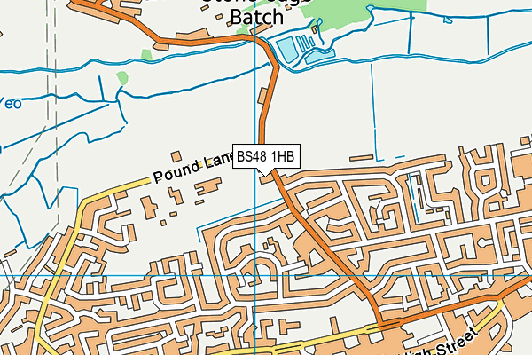 BS48 1HB map - OS VectorMap District (Ordnance Survey)