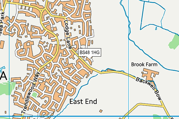 BS48 1HG map - OS VectorMap District (Ordnance Survey)