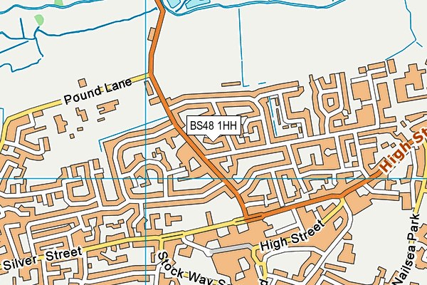 BS48 1HH map - OS VectorMap District (Ordnance Survey)