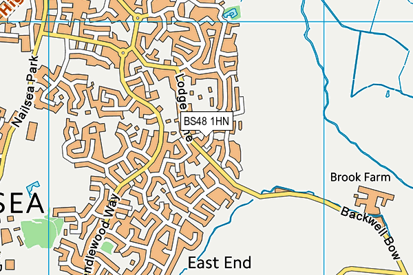 BS48 1HN map - OS VectorMap District (Ordnance Survey)