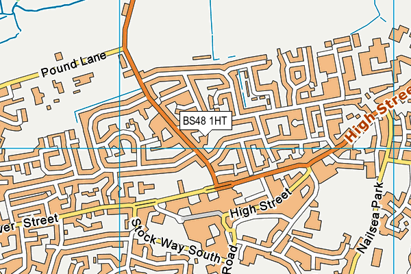BS48 1HT map - OS VectorMap District (Ordnance Survey)