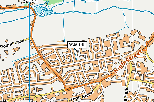 BS48 1HU map - OS VectorMap District (Ordnance Survey)