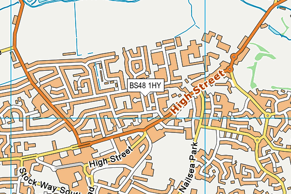 BS48 1HY map - OS VectorMap District (Ordnance Survey)