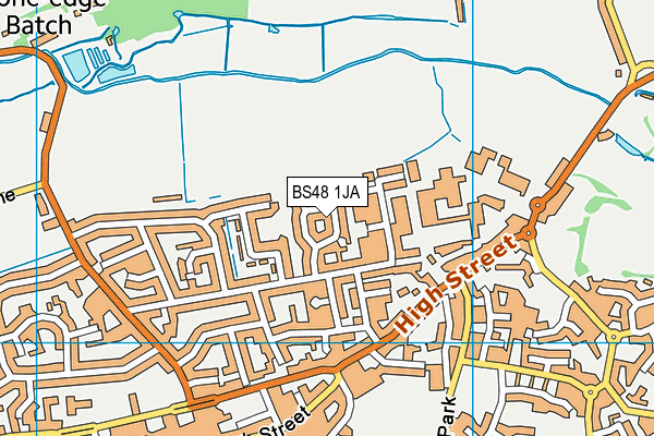 BS48 1JA map - OS VectorMap District (Ordnance Survey)