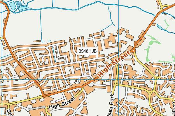 BS48 1JB map - OS VectorMap District (Ordnance Survey)