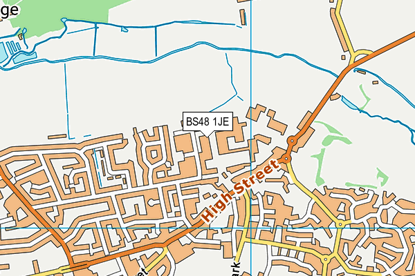 BS48 1JE map - OS VectorMap District (Ordnance Survey)
