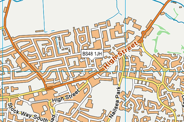 BS48 1JH map - OS VectorMap District (Ordnance Survey)