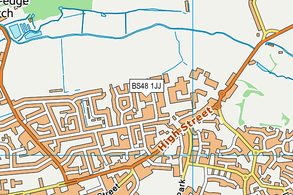 BS48 1JJ map - OS VectorMap District (Ordnance Survey)