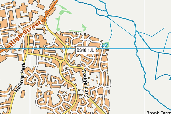 BS48 1JL map - OS VectorMap District (Ordnance Survey)