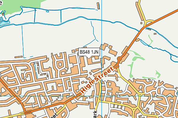 BS48 1JN map - OS VectorMap District (Ordnance Survey)