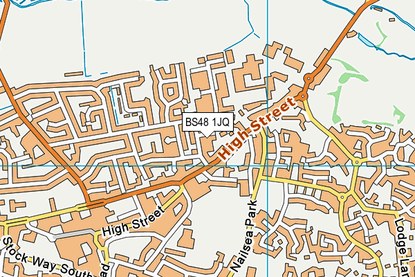 BS48 1JQ map - OS VectorMap District (Ordnance Survey)