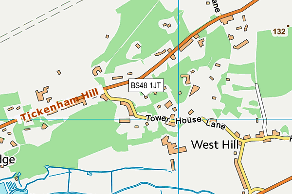 BS48 1JT map - OS VectorMap District (Ordnance Survey)