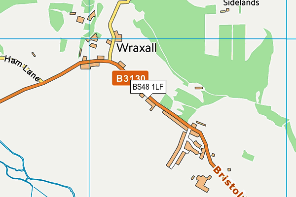 BS48 1LF map - OS VectorMap District (Ordnance Survey)
