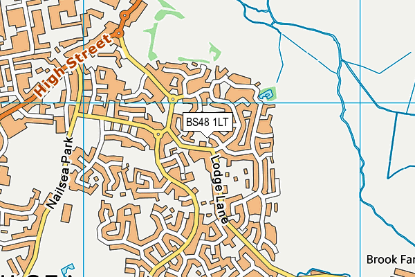 BS48 1LT map - OS VectorMap District (Ordnance Survey)