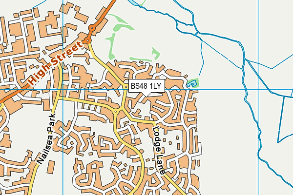 BS48 1LY map - OS VectorMap District (Ordnance Survey)