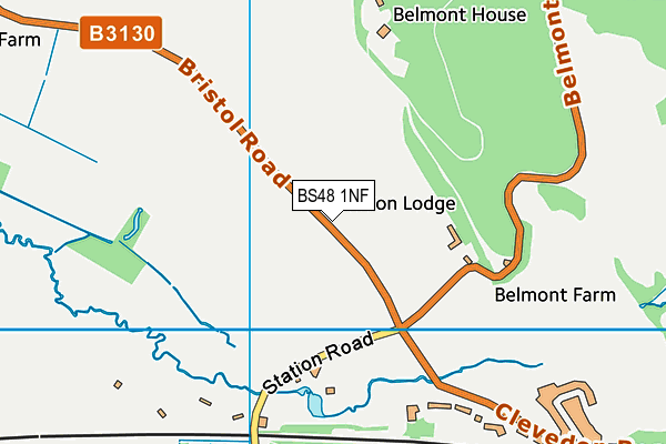 BS48 1NF map - OS VectorMap District (Ordnance Survey)