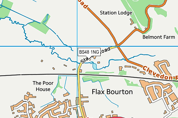 BS48 1NG map - OS VectorMap District (Ordnance Survey)