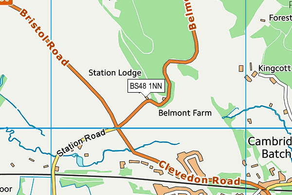 BS48 1NN map - OS VectorMap District (Ordnance Survey)