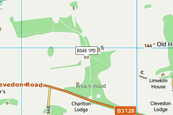 BS48 1PD map - OS VectorMap District (Ordnance Survey)