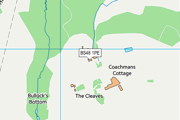 BS48 1PE map - OS VectorMap District (Ordnance Survey)