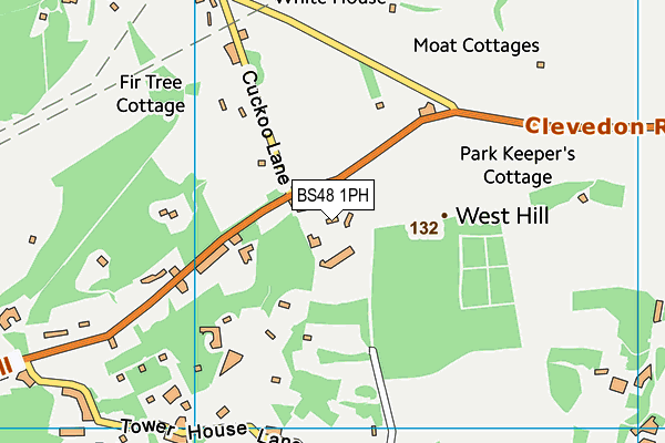 BS48 1PH map - OS VectorMap District (Ordnance Survey)