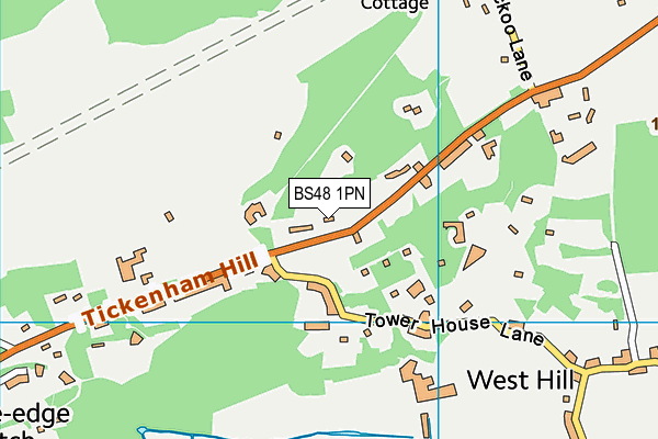 BS48 1PN map - OS VectorMap District (Ordnance Survey)