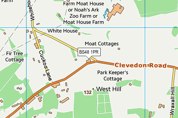 BS48 1PR map - OS VectorMap District (Ordnance Survey)