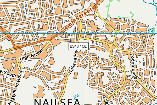 BS48 1QL map - OS VectorMap District (Ordnance Survey)