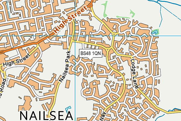 BS48 1QN map - OS VectorMap District (Ordnance Survey)