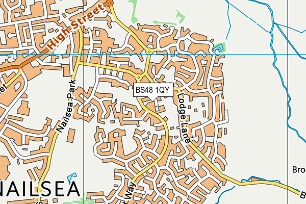 BS48 1QY map - OS VectorMap District (Ordnance Survey)