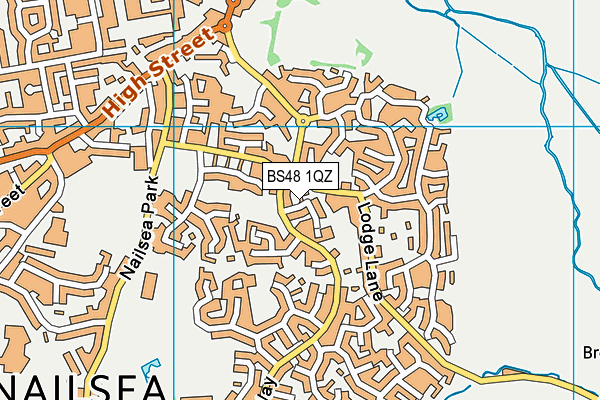 BS48 1QZ map - OS VectorMap District (Ordnance Survey)