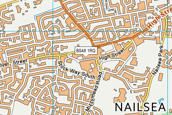 BS48 1RQ map - OS VectorMap District (Ordnance Survey)