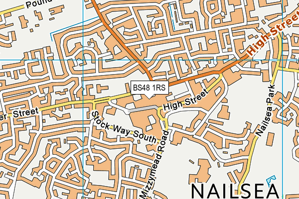 BS48 1RS map - OS VectorMap District (Ordnance Survey)