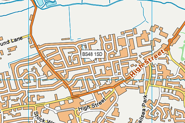 BS48 1SD map - OS VectorMap District (Ordnance Survey)