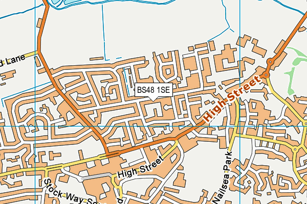 BS48 1SE map - OS VectorMap District (Ordnance Survey)