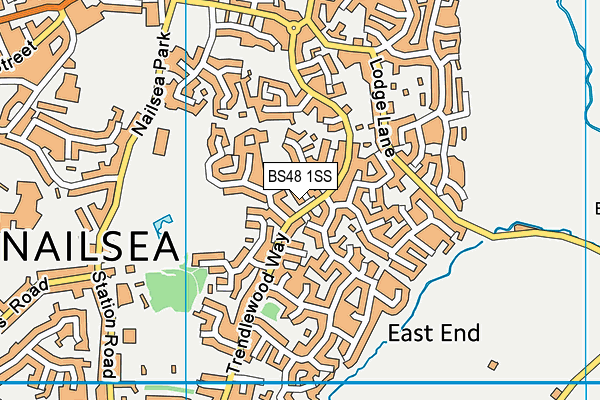 BS48 1SS map - OS VectorMap District (Ordnance Survey)