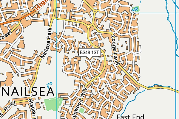 BS48 1ST map - OS VectorMap District (Ordnance Survey)