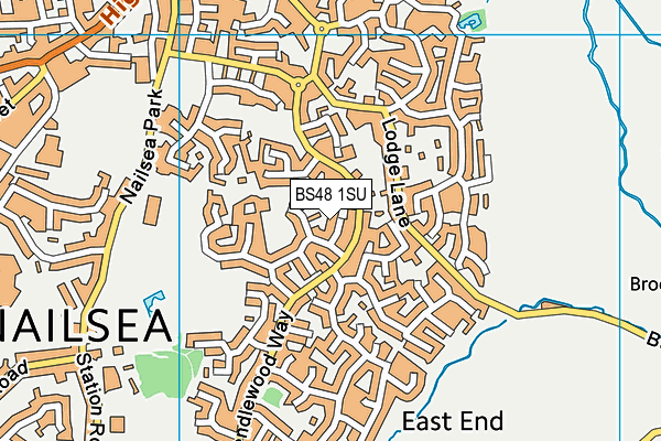 BS48 1SU map - OS VectorMap District (Ordnance Survey)