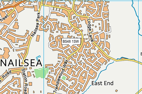 BS48 1SW map - OS VectorMap District (Ordnance Survey)