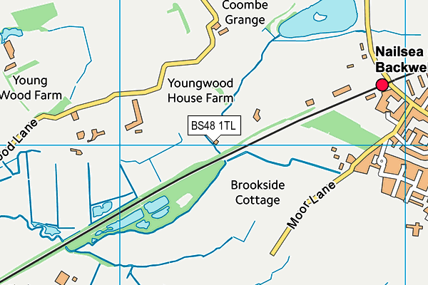 BS48 1TL map - OS VectorMap District (Ordnance Survey)