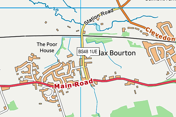 BS48 1UE map - OS VectorMap District (Ordnance Survey)