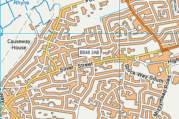 BS48 2AB map - OS VectorMap District (Ordnance Survey)