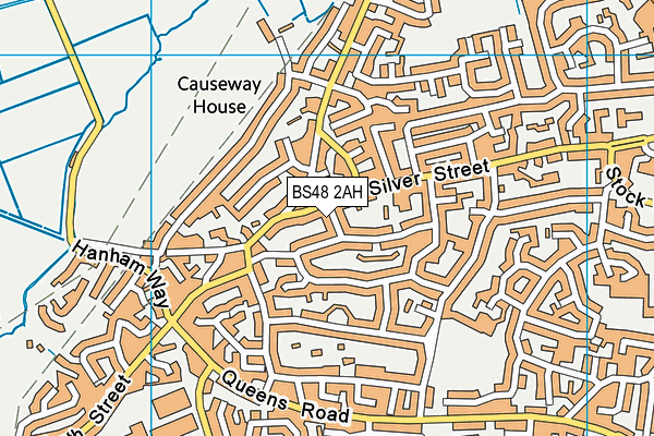 BS48 2AH map - OS VectorMap District (Ordnance Survey)