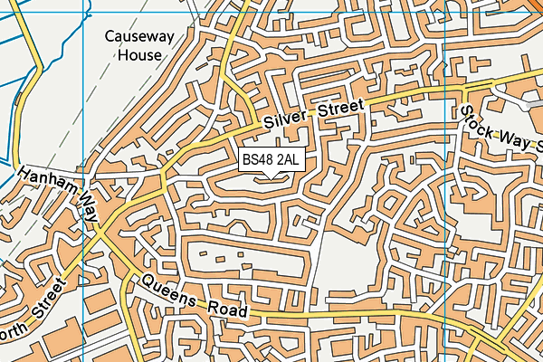 BS48 2AL map - OS VectorMap District (Ordnance Survey)